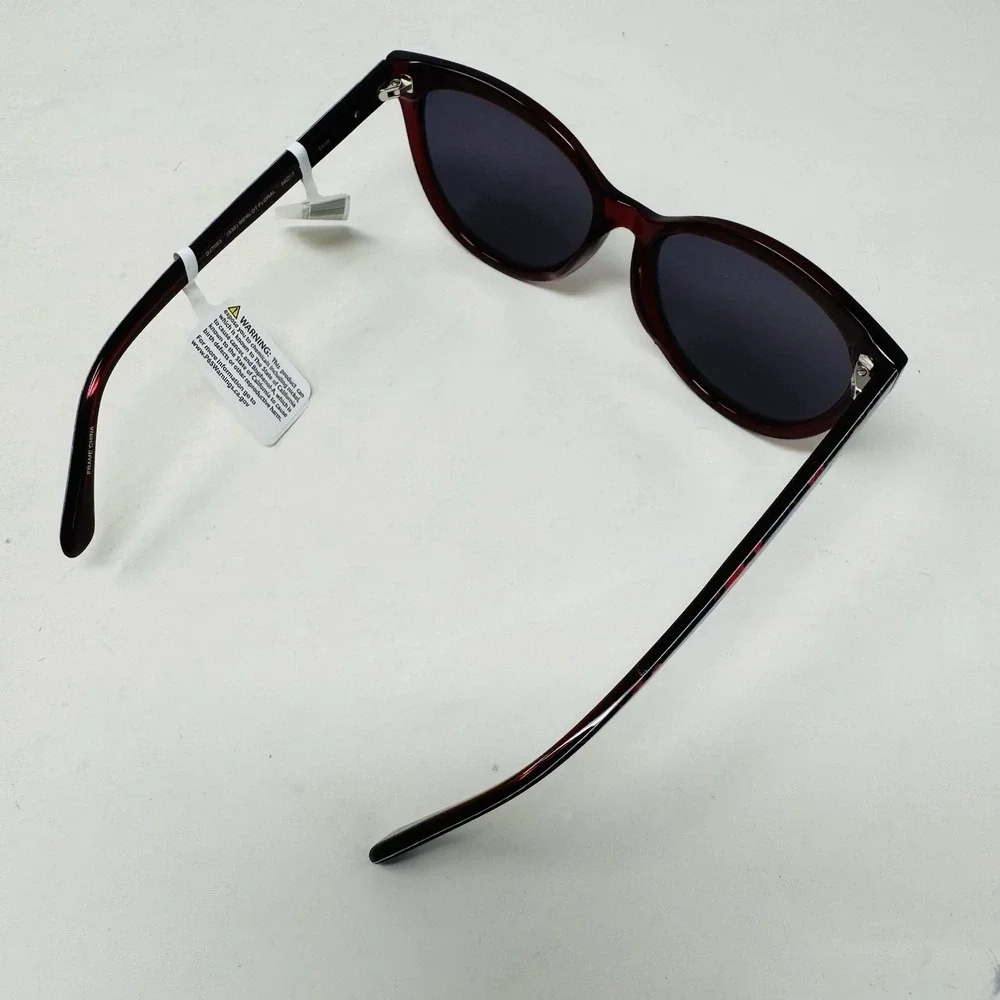 Draper James Red Merlot Floral 56.17.140 Women's Sunglasses Frames UV & Case NEW